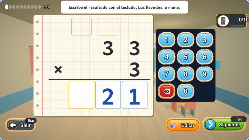 Captura del juego: Aprende paso a paso en la escuela