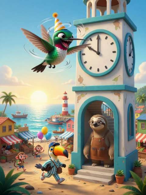 Leer «El colibrí que empujaba las horas»